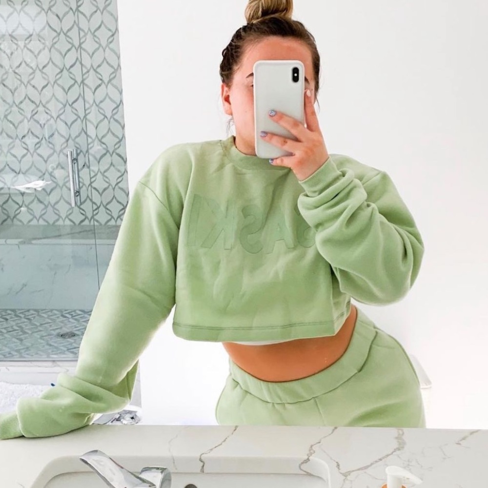 Saski set in pistachio